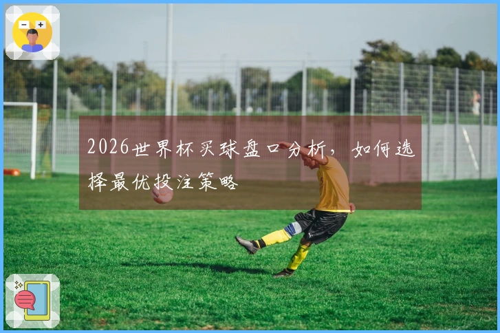 2026世界杯买球盘口分析，如何选择最优投注策略